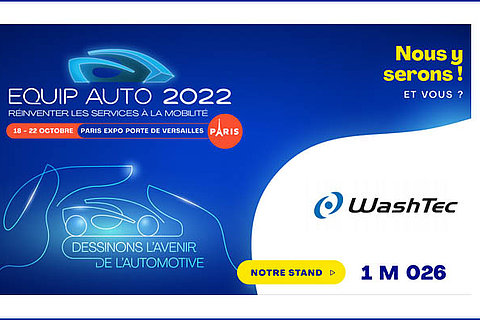 WashTec à Equip Auto 2022 !